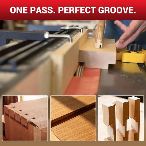 8" Dado Blade Set for Table Saw, 5/8" Arbor with Shims, 23PCS | 24T outer +5 chippers +16 shims, 1/4"-13/16", 6000 RPM. Anti-kickback. Plywood, hardwood, MDF, rabbeting & joinery. in Kuwait