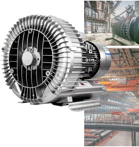 Regenerative Blower High-Pressure Vortex Ring Phase for Sewage Aeration Aquarium Blower Industrial Vacuum Pump,High-Pressure 120W-1100W Industrial Regenerative Blower - 110V/220V Ring Vorte in Kuwait
