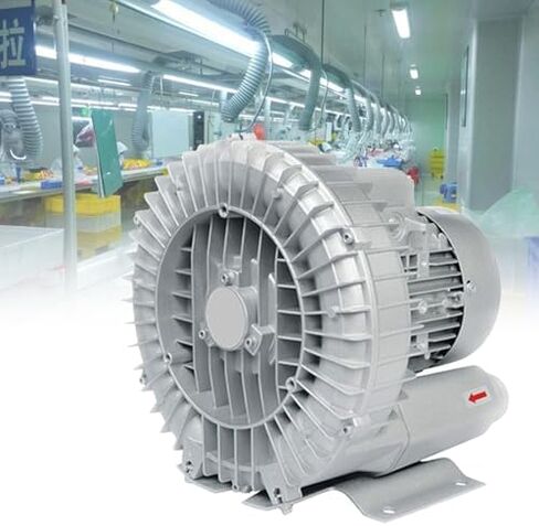 Regenerative Blower High-Pressure Vortex Ring Phase for Sewage Aeration Aquarium Blower Industrial Vacuum Pump,220V/380V Regenerative Vortex Ring Blower - 120W Electric Air Pump for Sewage in Kuwait