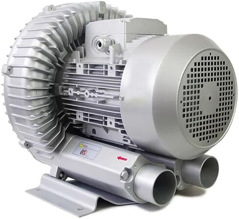 Regenerative Blower High-Pressure Vortex Ring Phase for Sewage Aeration Aquarium Blower Industrial Vacuum Pump,High Pressure Regenerative Blower 0.16-2.01HP Vortex Ring, Large Airflow for A in Kuwait