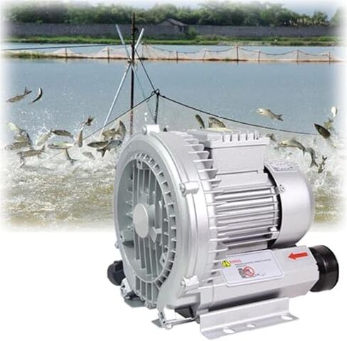 Regenerative Blower High-Pressure Vortex Ring Phase for Sewage Aeration Aquarium Blower Industrial Vacuum Pump,High-Pressure 370W Centrifugal Regenerative Blower - Industrial Vortex Ring FA in Kuwait