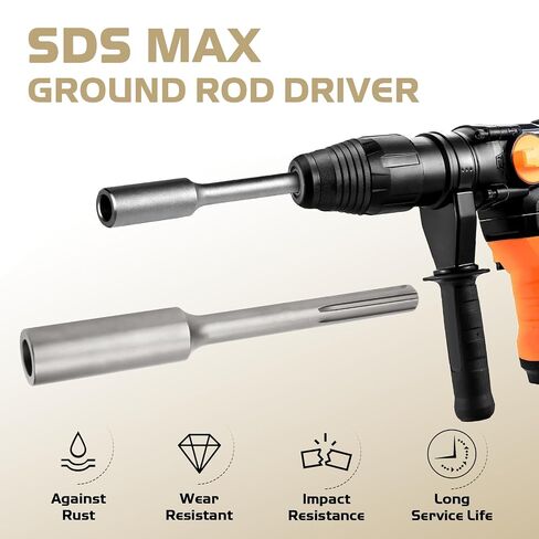 SDS Max Ground Rod Driver & Two Stage Auger Adapter in Kuwait