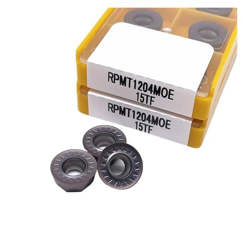 Indexable Lathe Carbide Insert 10PCS RPMT1204 RPMT08T2 RPMW1003 RPMT10T3 RPMT1606MOE 15TF External Turning Tool Inner Round Hard Alloy Blade(RPMW1003MO-15TF) in Saudi Arabia