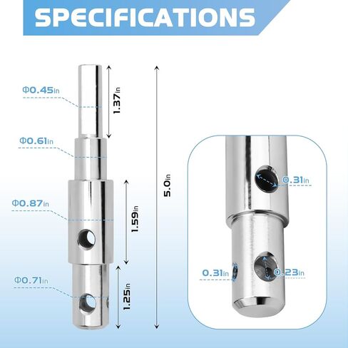 SDS Max Ground Rod Driver & Two Stage Auger Adapter in Kuwait