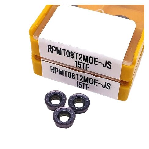 Indexable Lathe Carbide Insert 10PCS RPMT1204 RPMT08T2 RPMW1003 RPMT10T3 RPMT1606MOE 15TF External Turning Tool Inner Round Hard Alloy Blade(RPMW1003MO-15TF) in Saudi Arabia