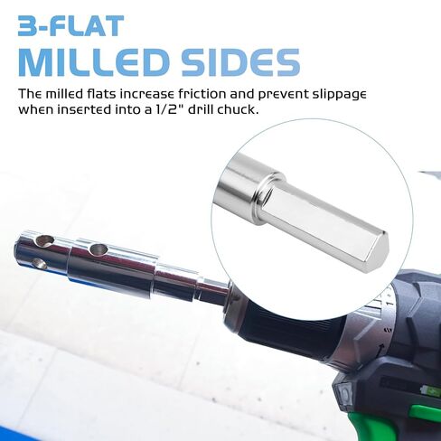 SDS Max Ground Rod Driver & Two Stage Auger Adapter in Kuwait