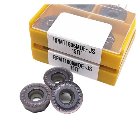 Indexable Lathe Carbide Insert 10PCS RPMT1204 RPMT08T2 RPMW1003 RPMT10T3 RPMT1606MOE 15TF External Turning Tool Inner Round Hard Alloy Blade(RPMW1003MO-15TF) in Saudi Arabia