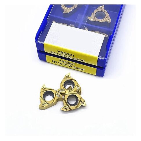 High Toughness Turning Blade Machine Accessories RT22.01N .01W N60P RT16. G55P G60P YBG201 Thread Cutting for Carbide Mechanical Lathe for(RT16.01W-G60P YBG201) in Saudi Arabia
