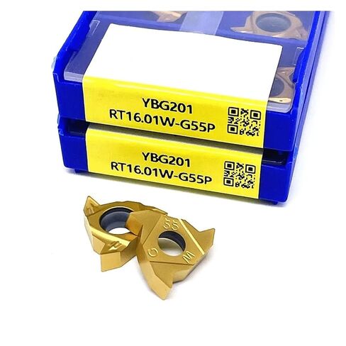 High Toughness Turning Blade Machine Accessories RT22.01N .01W N60P RT16. G55P G60P YBG201 Thread Cutting for Carbide Mechanical Lathe for(RT16.01W-G60P YBG201) in Saudi Arabia