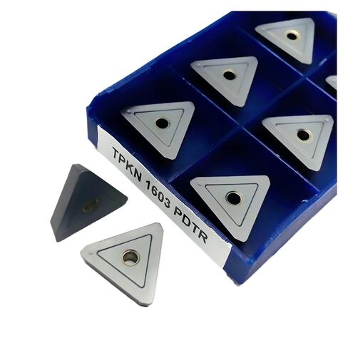 High Toughness Turning Blade Machine Accessories 10PCS TPKR1603PDTR LT30 TPKN1603PDTR Hard Alloy External Turning Tool Lathe Parts Tools(TPKN1603PDTR LT30) in Kuwait