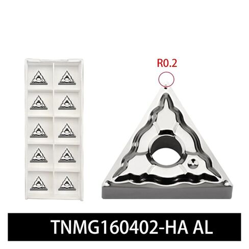 Indexable Lathe Carbide Insert 10PCS TNMG160408 TNMG160402 TNMG160404-HA H01 Hard Alloy Aluminum External Turning Tools Lathe Cutter(TNMG160402-HA H01) in Saudi Arabia