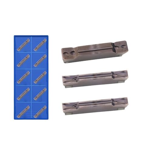 Indexable Lathe Carbide Insert 10PCS MGMN150 MGMN200 MGMN250 MGMN300 MGMN400 MGMN500 15TF Hard Alloy Grooving Blades Lathe Cutter(MGMN500-M 15TF) in Kuwait