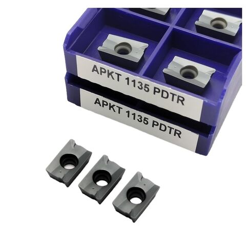 High Toughness Turning Blade Machine Accessories 10PCS APKT1135 PDTR Hard Alloy External Turning Tool Metal Cutting Tools Milling Cutters in Kuwait
