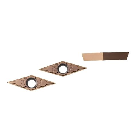 Indexable Lathe Carbide Insert 10pcs VCMT160404-TM DMZ25 Hard Alloy External Turning Tool Lathe Applies to Stainless Steel in Kuwait