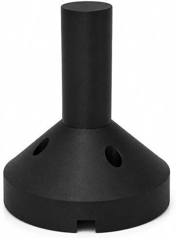 Rotary Base Extension Compatible with WeCreat Vision/Vista, Anti-Wobble Design Rotary Clamp Accessory for Laser Engraving Tumbler Jigs, 3D Printed Stable Support for Workshop & Crafting (Black) in Kuwait
