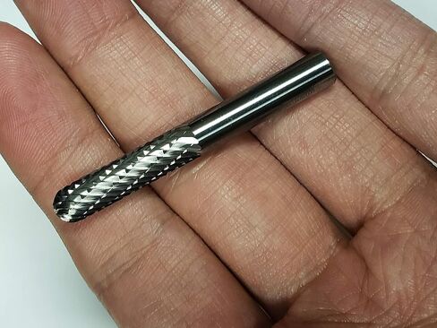 SC-1L Double Cut Carbide Bur Die Grinder Bit 1/4" x 1" on 1/4" Shank in Kuwait