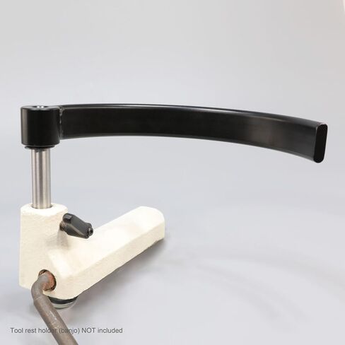 Hurricane Turning Tools, 8.5" Diameter Curved Tool Rest For Large Bowls, 5/8" Diameter Post, 4" Post Length in Kuwait