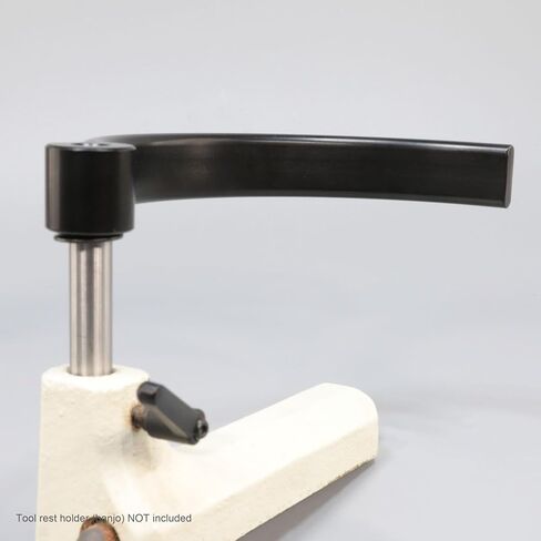 Hurricane Turning Tools, 8.5" Diameter Curved Tool Rest For Large Bowls, 5/8" Diameter Post, 4" Post Length in Kuwait
