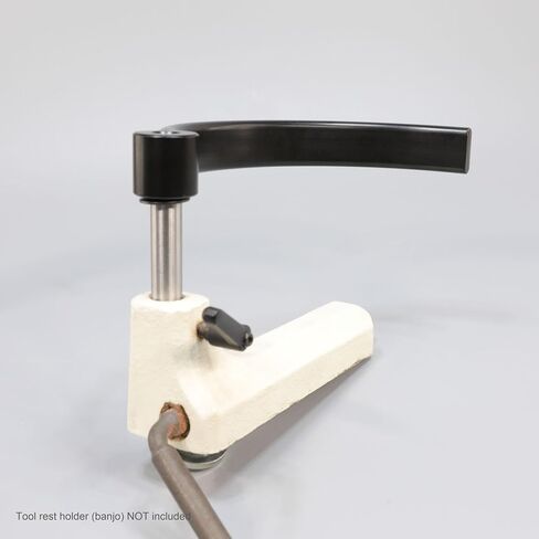 Hurricane Turning Tools, 8.5" Diameter Curved Tool Rest For Large Bowls, 5/8" Diameter Post, 4" Post Length in Kuwait