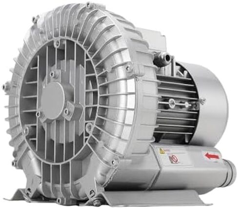 Regenerative Blower High-Pressure Vortex Ring Phase for Sewage Aeration Aquarium Blower Industrial Vacuum Pump,370W-1500W Regenerative Blower - Powerful Electric Air Pump for Aquarium Hydro in Kuwait