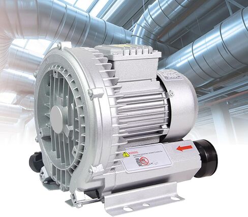 Regenerative Blower High-Pressure Vortex Ring Phase for Sewage Aeration Aquarium Blower Industrial Vacuum Pump,220V/380V Regenerative Blower, Single/Three Phase Vortex Ring Blower, Side Cha in Kuwait