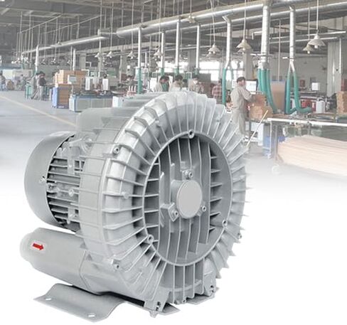 Regenerative Blower High-Pressure Vortex Ring Phase for Sewage Aeration Aquarium Blower Industrial Vacuum Pump,220V/380V Regenerative Blower, 4KW Electric Air Pump for Factory & Basement Ve in Kuwait