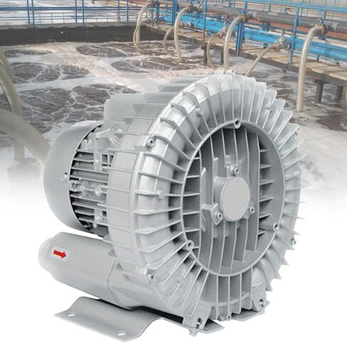 Regenerative Blower High-Pressure Vortex Ring Phase for Sewage Aeration Aquarium Blower Industrial Vacuum Pump,Industrial Side Channel Blower for Pool Oxygenation, 220V/380V Regenerative Bl in Kuwait