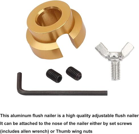 3 Pack FN83A Aftermarket Donut Flush Nailer Fits For Hitachi NR83A NR83A2(S) NR83A2 FR350A FN83A and Porter Cable FR350A Framing Nailers Part in Kuwait