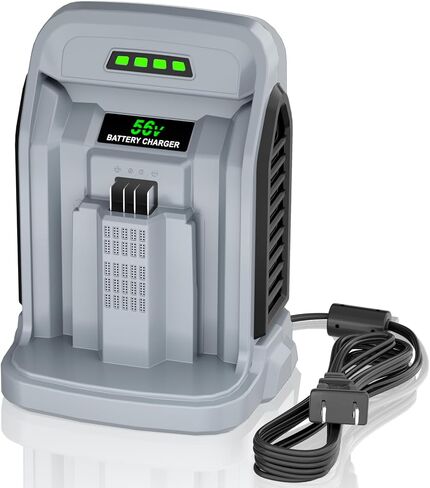 10.0A Replacement Rapid Charger for EGO 56V Battery Charger CH2100 CH3200 CH5500 CH2800D, Compatible with EGO Power+ 56V ARC Lithium Batteries BA1400T BA2242T BA2800T BA3360T in Kuwait