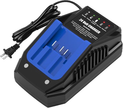 Replacement for Kobalt 24V Battery Charger - 3A Fast Charging with Multi-Protection, Wall-Mountable & LED Indicator, Fits for Kobalt 24V Power Tools in Kuwait