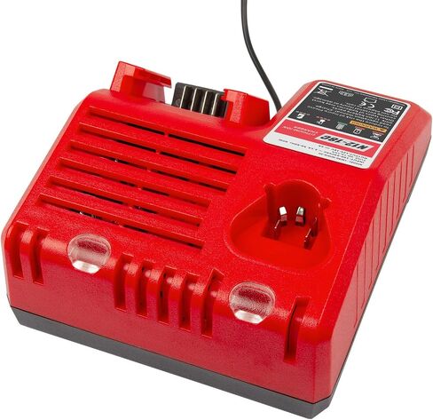 Battery Charger Replacement for m-12 Replacement for M-12 M-14 M-18 12V-18V Lithium Battery 48-11-2420 48-11-2440 48-11-1820 48-11-1840 48-11-1850 48-11-2401 48-11-1890 48-59-1812 in Kuwait