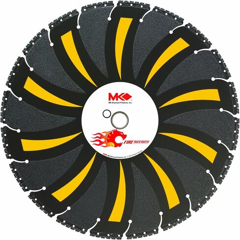 MK Diamond 164581 4-1/2-Inch Fire Tiger Tooth Diamond Demolition/Fire Rescue Blade in Kuwait