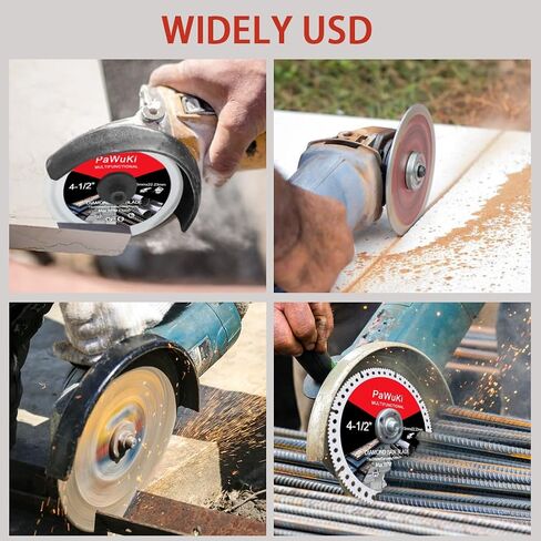 4.5" Diamond Multi-Purpose Saw Blades 3PCS,115mm Heavy Duty Angle Grinder Cutting Discs for Marble Quartz Stone Tile Metal Plastic in Kuwait