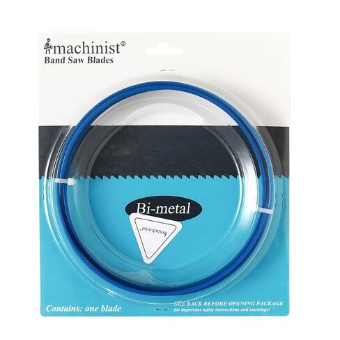 Imachinist S641212610-035 M42 64-1/2" Long, 1/2" Wide, 0.035" Thick, 6/10 TPI Bi-Metal Bandsaw Blades for Cutting Non-Ferrous Metals, Variable Teeth, (.035" Thick Reinforced Backing) in Saudi Arabia