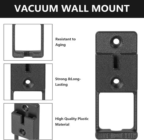 Wall Mount compatible with Shark Vacuum, Compatible with Shark Stratos & IZ400UK, Wall Mount Bracket for Cordless Vacuum, Space Saving Charging Dock Replacement Holder with Cable Organizer in Kuwait