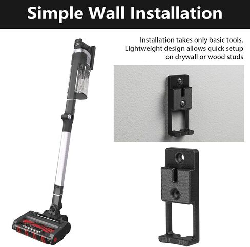 Wall Mount compatible with Shark Vacuum, Compatible with Shark Stratos & IZ400UK, Wall Mount Bracket for Cordless Vacuum, Space Saving Charging Dock Replacement Holder with Cable Organizer in Kuwait