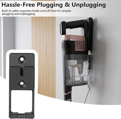 Wall Mount compatible with Shark Vacuum, Compatible with Shark Stratos & IZ400UK, Wall Mount Bracket for Cordless Vacuum, Space Saving Charging Dock Replacement Holder with Cable Organizer in Kuwait