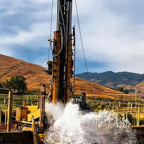 Heavy Duty Borehole Water Well Rig | Pneumatic Deep Drill Machine | Deep Well Drilling Rig for Mining, Agriculture, and Construction Projects with Stable Performance in Hard Rock. in Kuwait