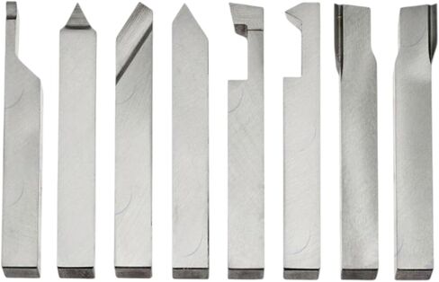6MM 8 Pc H.S.S. Tool Bit Set - Precision Pre-Ground for Turning & Facing Work, Precise and Clean Cuts in Saudi Arabia