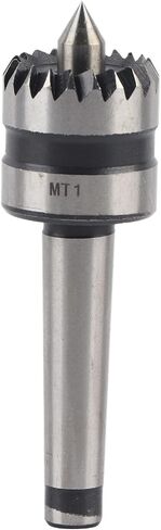 MT2 Wood Lathe Drive Center with 1in Crown Spur (Type 2) | MT2 Wood Turning Tool Rotary Live Center Metalworking Lathe Turning Tool in Kuwait