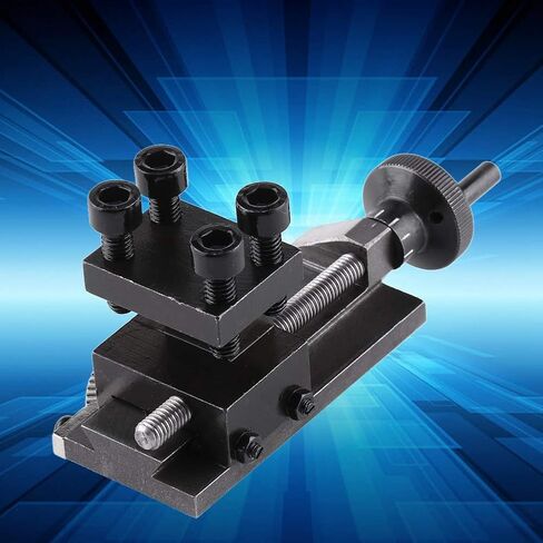 Lathe Tool Post Assembly Lathe Compound Rest Mini Lathe Tool Holder Accessories 30 Degree Rotatable for Mini Lathe in Kuwait