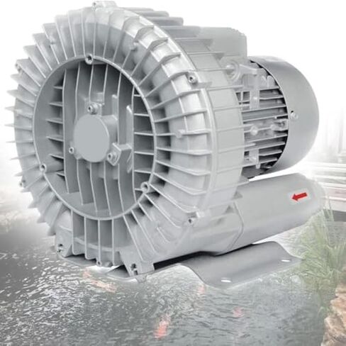 Regenerative Blower High-Pressure Vortex Ring Phase for Sewage Aeration Aquarium Blower Industrial Vacuum Pump,High-Pressure Industrial Air Fan Blower, 1100W Vortex Ring Regenerative Blower in Kuwait
