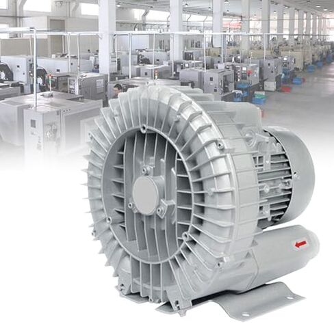 Regenerative Blower High-Pressure Vortex Ring Phase for Sewage Aeration Aquarium Blower Industrial Vacuum Pump,Commercial Air Blower & Industrial Exhaust Extractor - 220V/380V Vortex Centri in Kuwait
