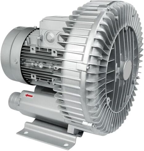 Regenerative Blower High-Pressure Vortex Ring Phase for Sewage Aeration Aquarium Blower Industrial Vacuum Pump,110V 50Hz High Pressure Aluminum Alloy Regenerative Vortex Blower - 1100W/1.49 in Kuwait