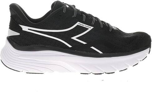 Diadora Womens Equipe Nucleo Running Sneakers Shoes - Black, White in Kuwait