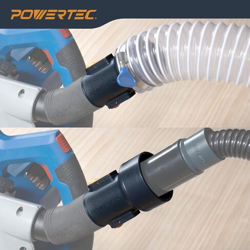 POWERTEC Dust Collection Fitting with Quick-Change Adapter for Shop Vacuum Hoses & Fittings Ranging from 2-1/2" to 1-1/2" (70479) in Kuwait
