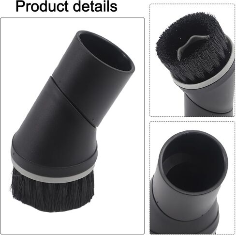 For Miele Furniture Brush Attachment with Nylon Bristles Rotatable Head and 35mm Connection Compatible with C1 C2 C3 Compact and Classic Vacuum Cleaners in Kuwait