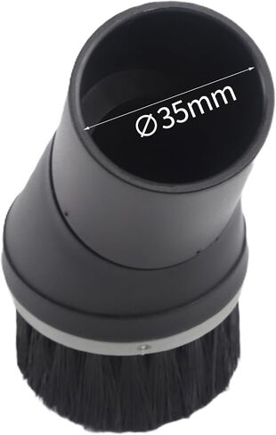 For Miele Furniture Brush Attachment with Nylon Bristles Rotatable Head and 35mm Connection Compatible with C1 C2 C3 Compact and Classic Vacuum Cleaners in Kuwait