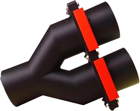 Dust Collection Y Splitter with 2-Port Blast Gate for Shop Vac Accessories, 2.5Inch Woodworking Dust Collector Fitting for Vacuum Hose in Kuwait