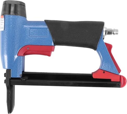 8016LN Long Mouth BeA Pneumatic Air Stapler Nailer Fine Stapler Tool for Furniture Nailer Tool Pneumatic Air Power Tool, Blue in Kuwait